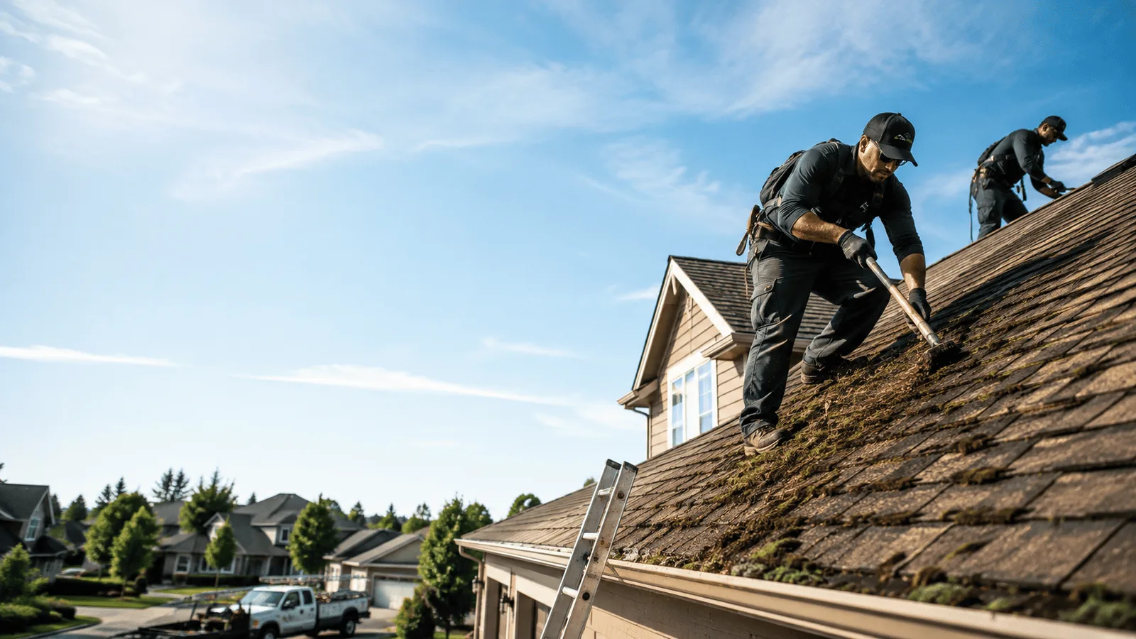 Roof Moss Removal in Wilton, CT near me